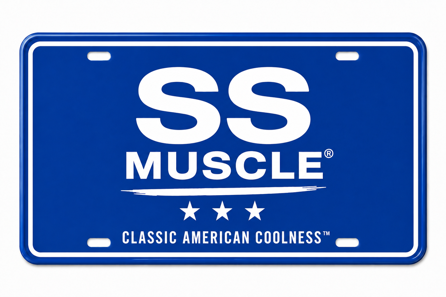 SS MUSCLE® Classic American Coolness™ License Plate
