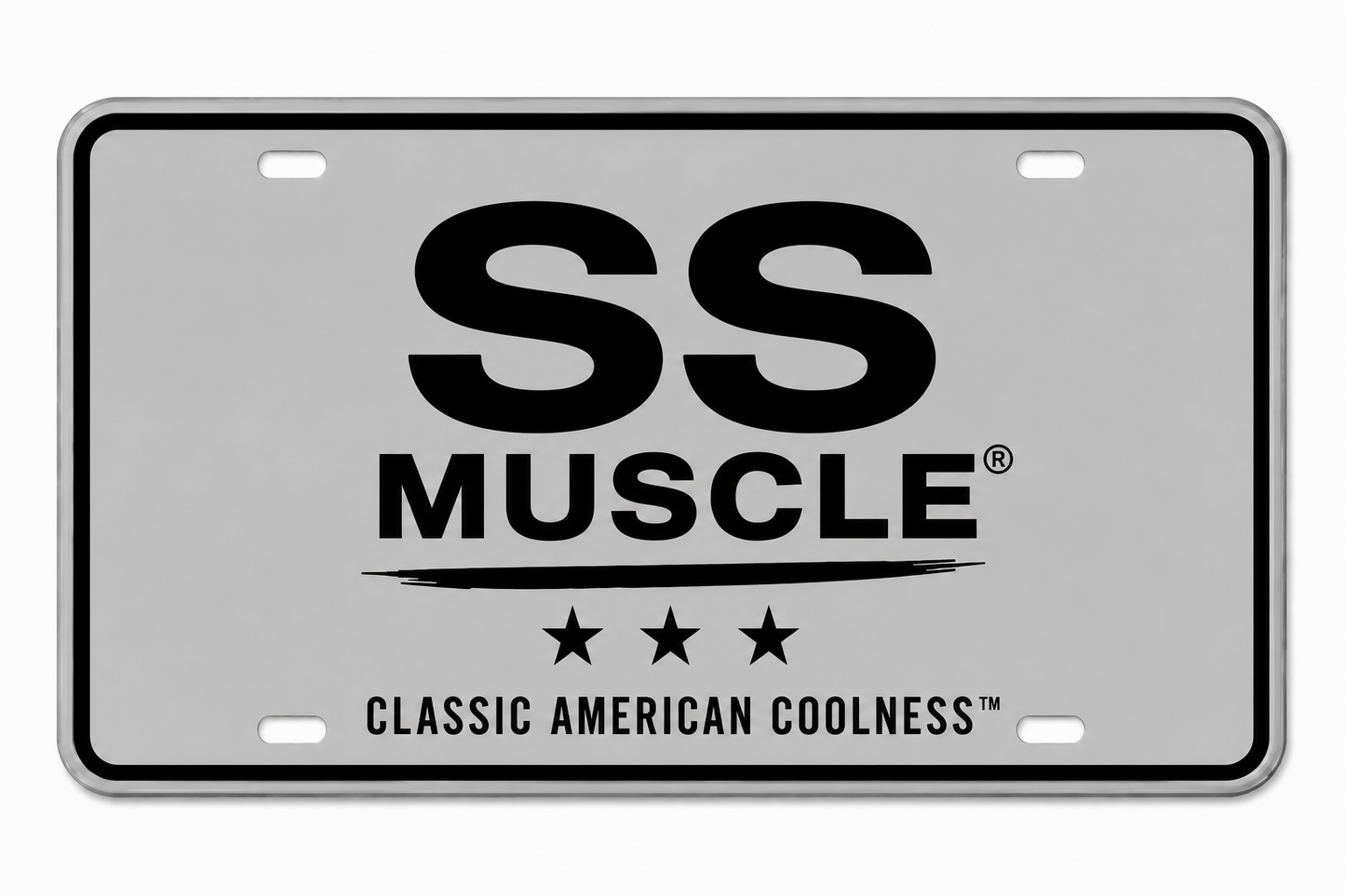 SS MUSCLE® Classic American Coolness™ License Plate