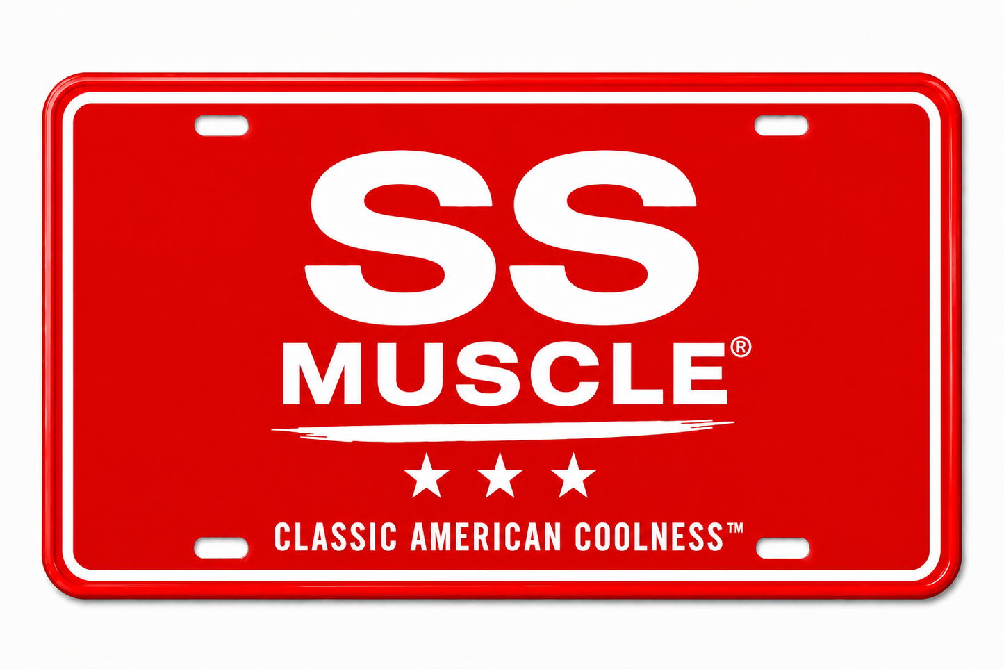 SS MUSCLE® Classic American Coolness™ License Plate
