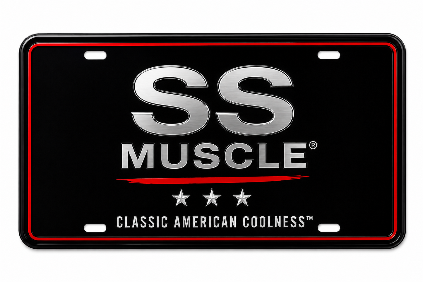 SS MUSCLE® Classic American Coolness™ License Plate