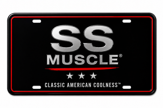SS MUSCLE® Classic American Coolness™ License Plate