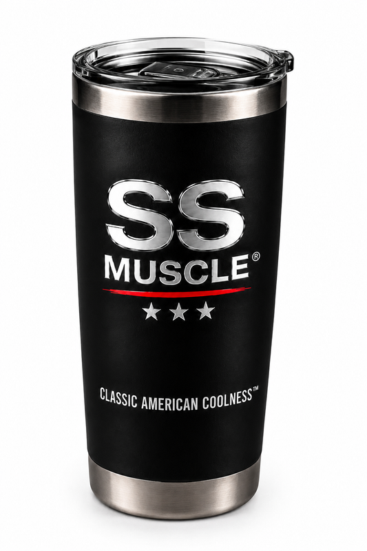 SS MUSCLE® Classic American Coolness™ 24oz Coffee Tumbler