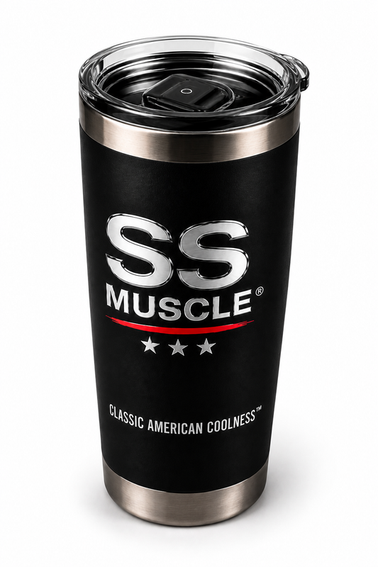 SS MUSCLE® Classic American Coolness™ 24oz Coffee Tumbler