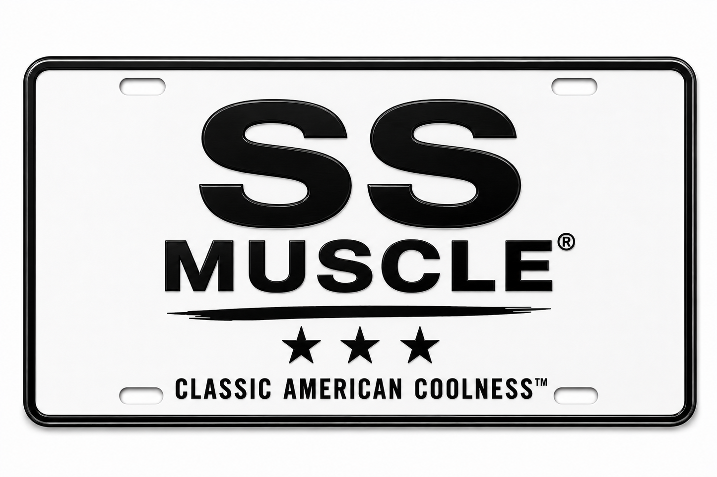 SS MUSCLE® Classic American Coolness™ License Plate